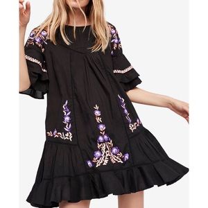 Free People Pavlo Cotton Embroidered Dress